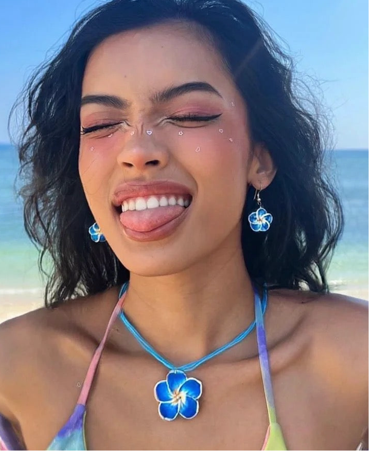 Ensemble bijoux fleur 🌺
