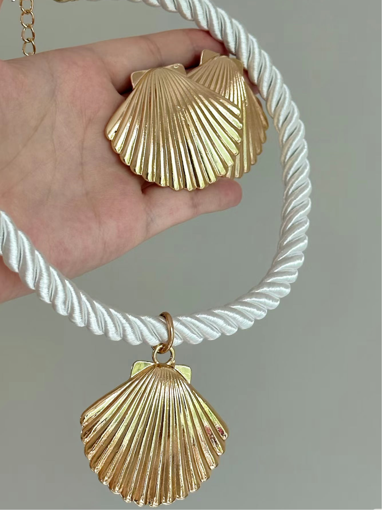 Ensemble bijoux Shell - (Doré ou Argent)