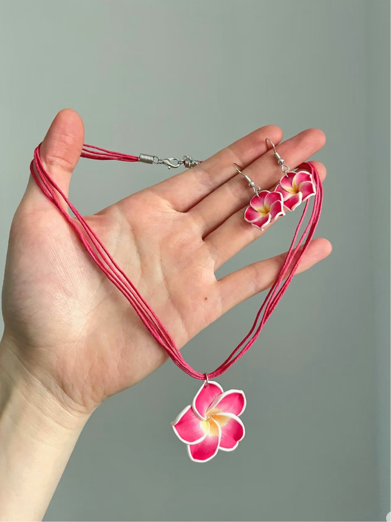 Ensemble bijoux fleur 🌺