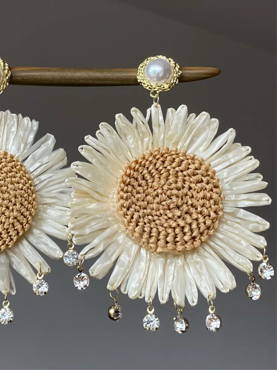 Boucles Raffia 🌻