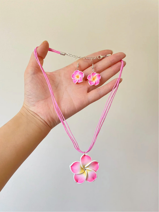 Ensemble bijoux fleur 🌺